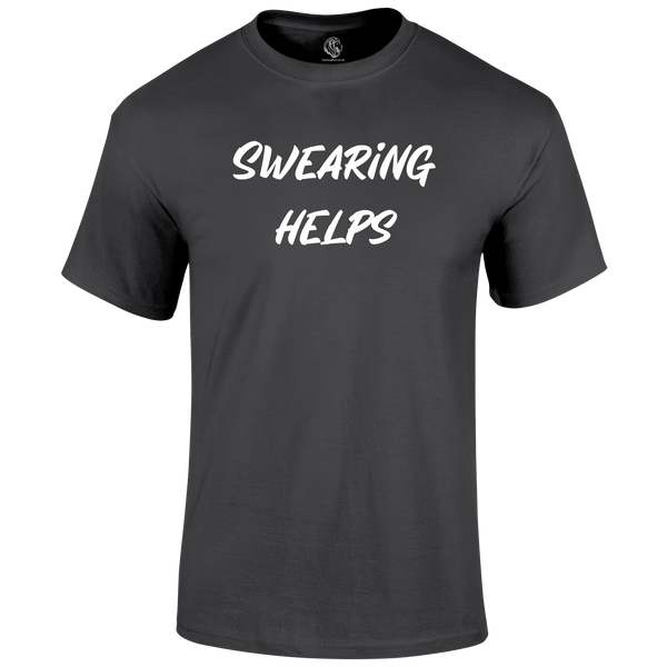Swearing Helps Funny T Shirt by Lion Legion 