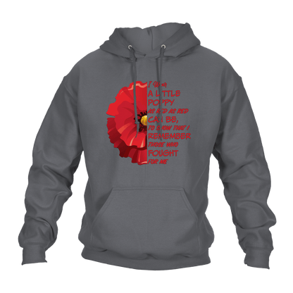 Little Poppy Remembrance Hoodie by Lion Legion 