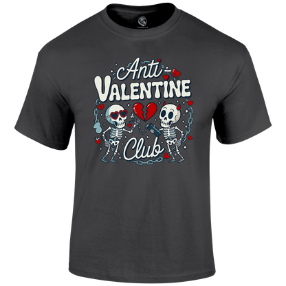 Anti-valentine Valentines Day T Shirt by Lion Legion 