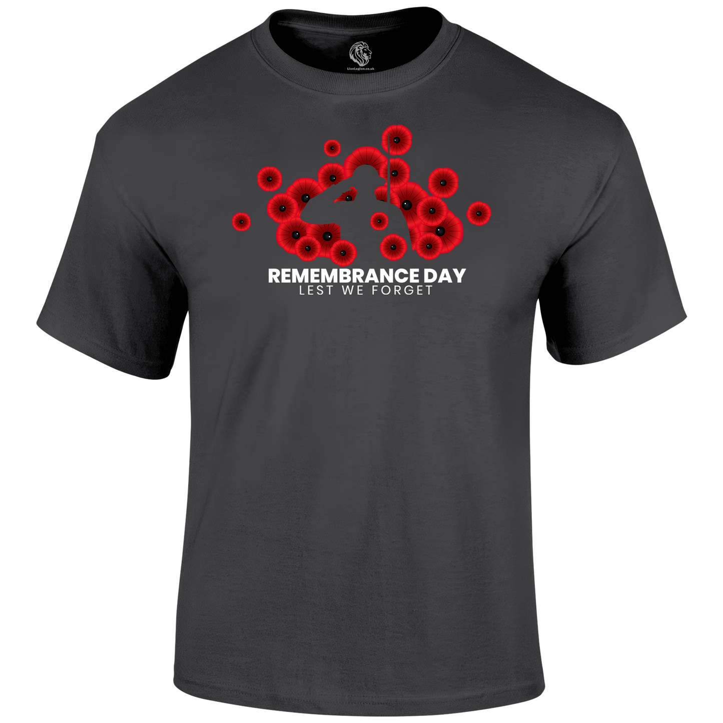 Remembrance Day T Shirt by Lion Legion 