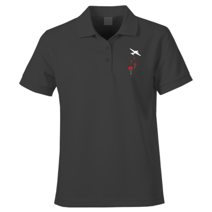 Poppy Drop Remembrance Polo Shirt by Lion Legion 