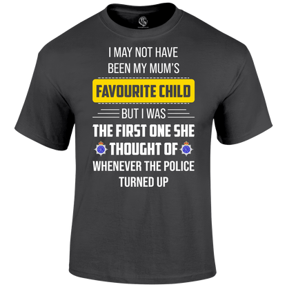 Mum's Favourite T Shirt by Lion Legion 