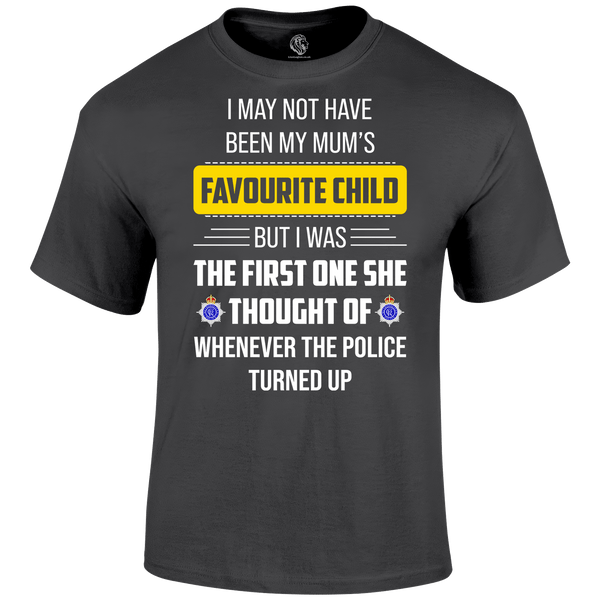 Mum's Favourite T Shirt by Lion Legion 