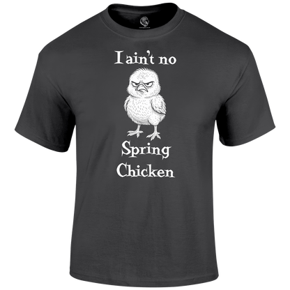 Spring Chicken Funny T Shirt by Lion Legion 