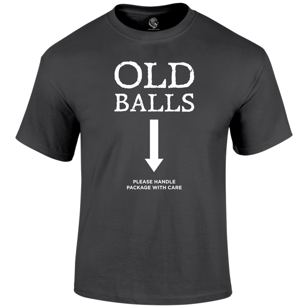 Old Balls Funny T Shirt by Lion Legion 