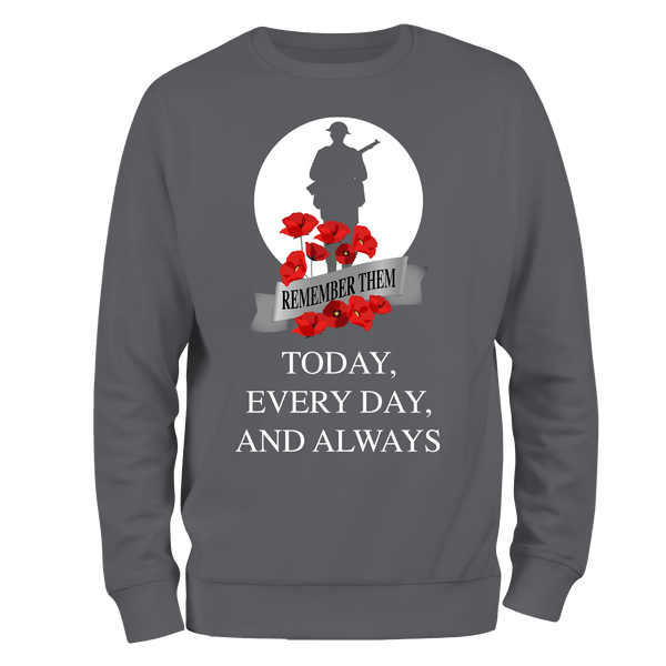 Always WW2 Remembrance Day Sweatshirt by Lion Legion 