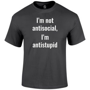 Not Antisocial T Shirt