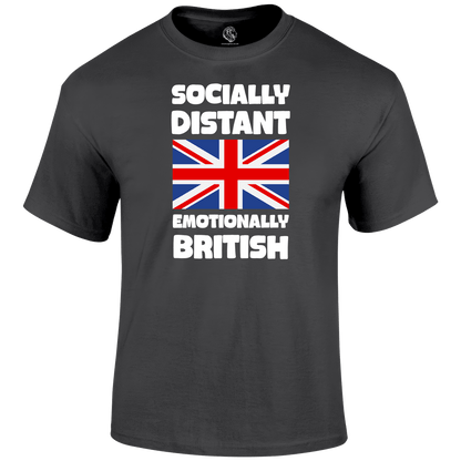 Emotionally British Patriotic T Shirt by Lion Legion 