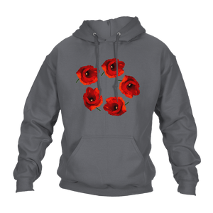 Poppy Circle Remembrance Day Hoodie