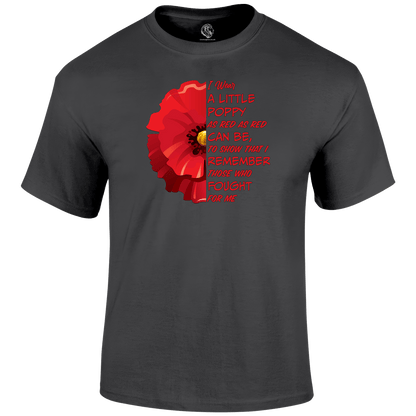 Little Poppy Remembrance T‑Shirt by Lion Legion 