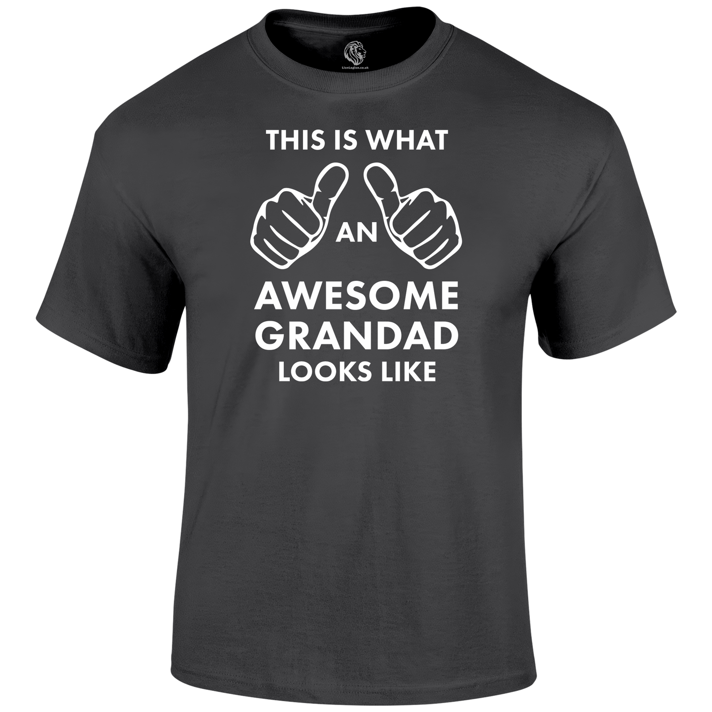 Awesome Grandad T Shirt by Lion Legion 