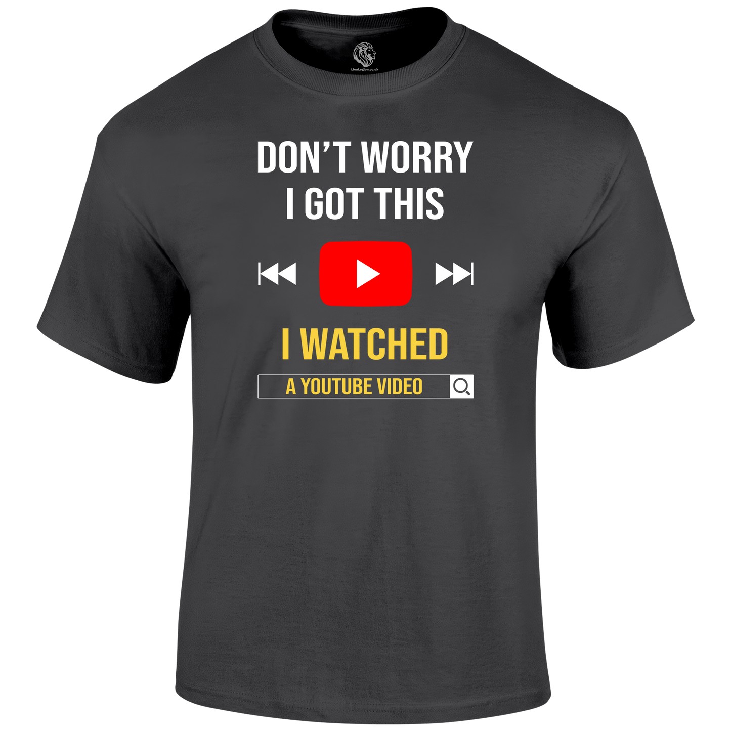 Don't Worry Funny T Shirt by Lion Legion 