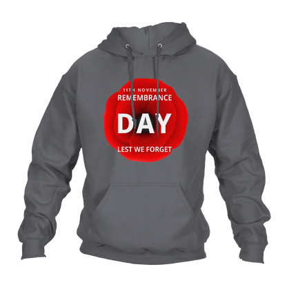 11th November Remembrance Day Hoodie by Lion Legion 