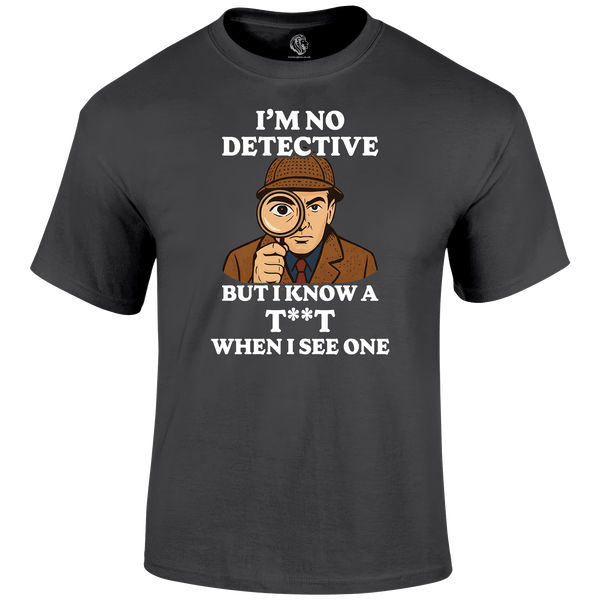 Detective Funny T Shirt by Lion Legion 