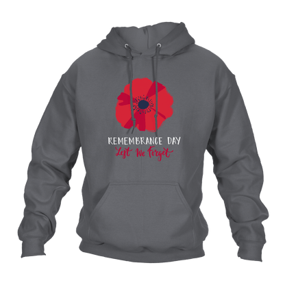 Big Poppy Remembrance Day Hoodie by Lion Legion 