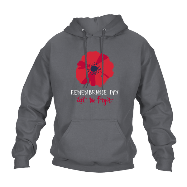 Big Poppy Remembrance Day Hoodie by Lion Legion 