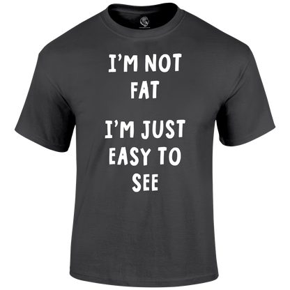 Not Fat Funny T Shirt by Lion Legion 