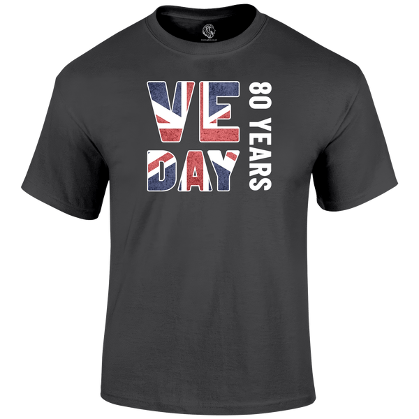 VE Day 80 Years T Shirt by Lion Legion 