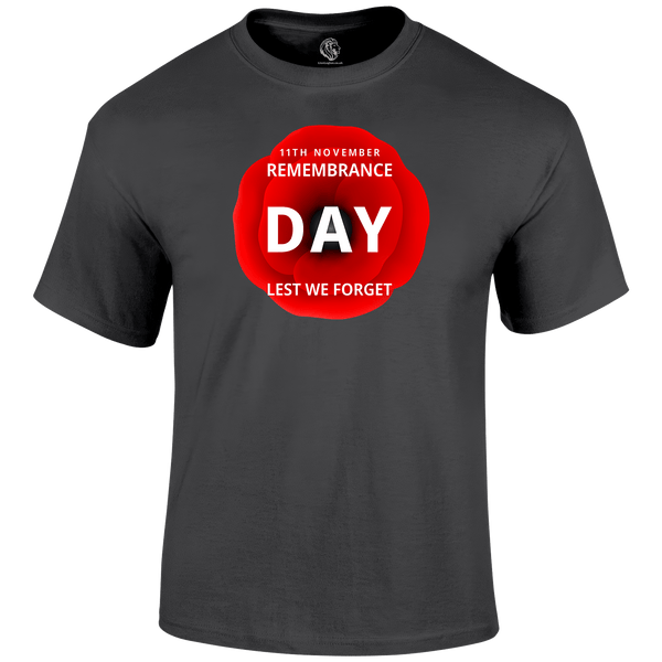 11th November Remembrance Day T Shirt by Lion Legion 