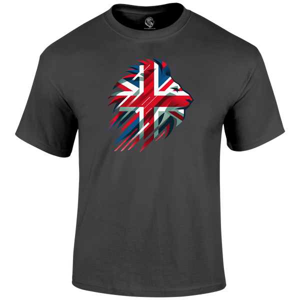 British Lion Patriotic T Shirt by Lion Legion 