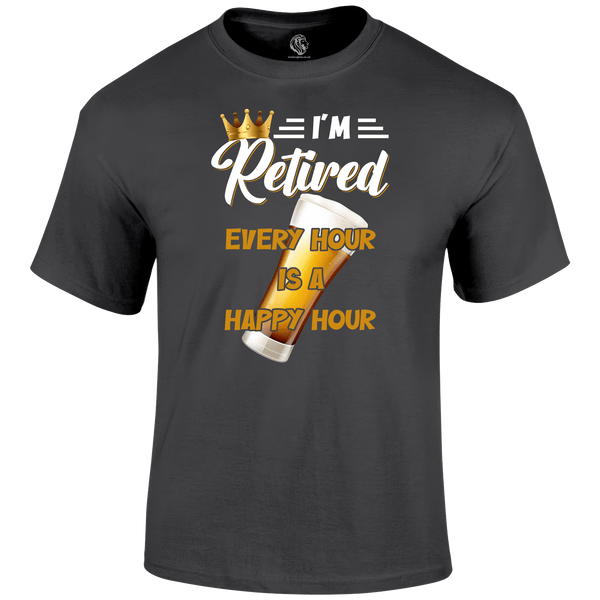 Happy Retirement Funny T Shirt by Lion Legion 
