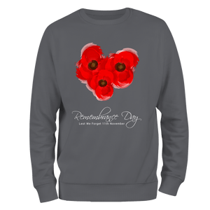 Poppy Trio Remembrance Day Sweatshirt