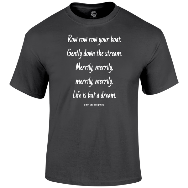 Row Your Boat T Shirt by Lion Legion 