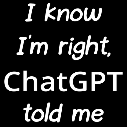Chat GPT Funny T Shirt by Lion Legion 