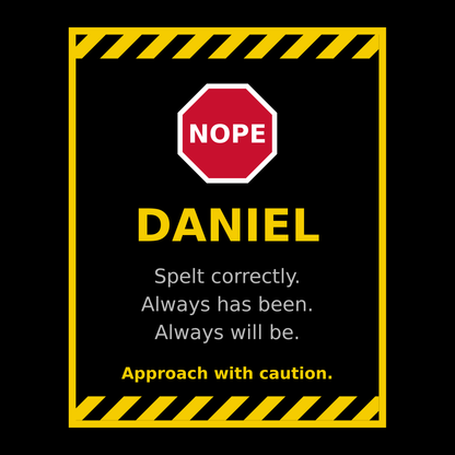 Funny Daniel Gift T Shirt