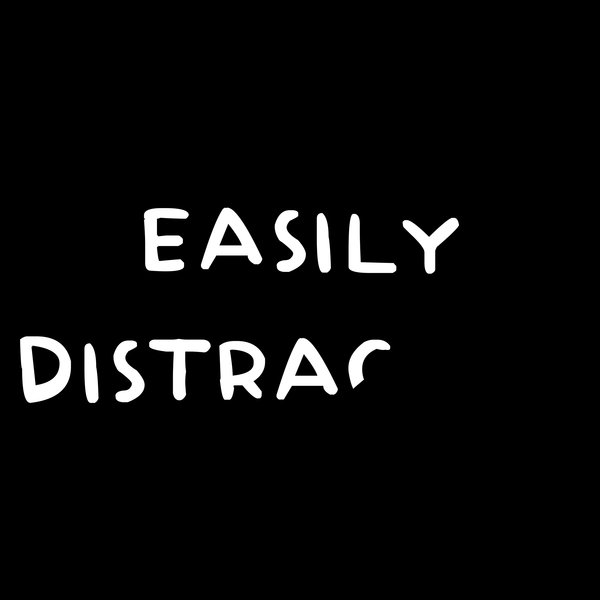 Easily Distracted Funny T Shirt by Lion Legion 