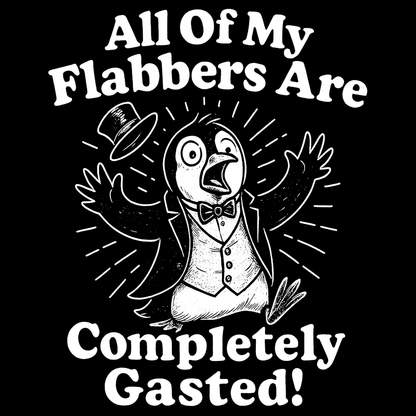 Flabber Gasted Funny T Shirt by Lion Legion 