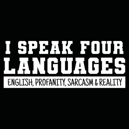 Four Languages T Shirt by Lion Legion 