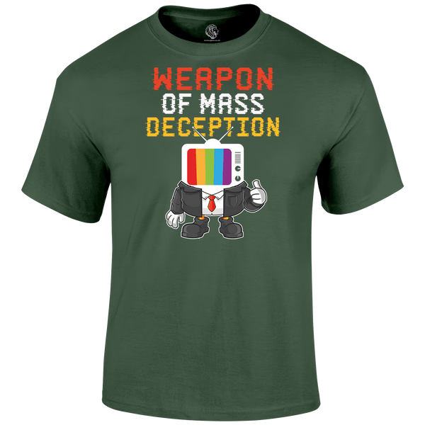 Weapon Of Mass Deception T Shirt by Lion Legion 