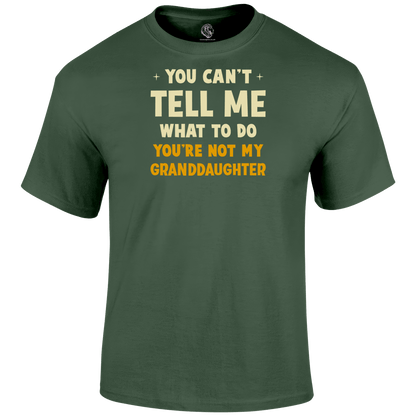 Not My Granddaughter T Shirt by Lion Legion 