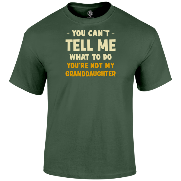 Not My Granddaughter T Shirt by Lion Legion 