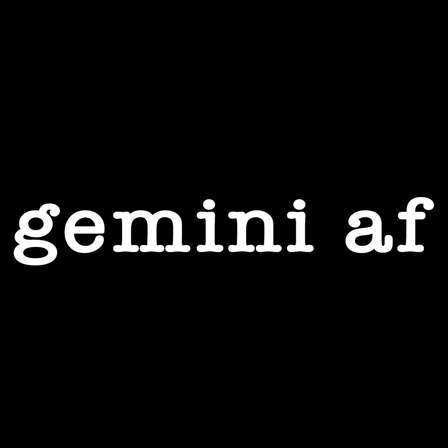 Gemini AF T Shirt by Lion Legion 