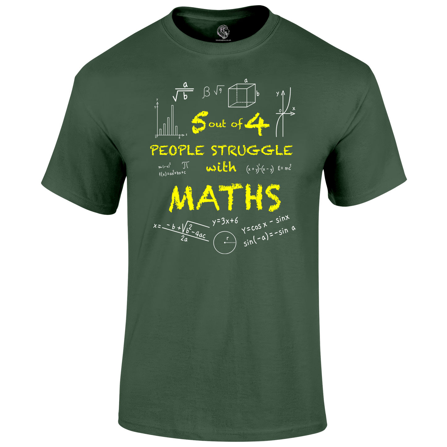 Maths T Shirt by Lion Legion 
