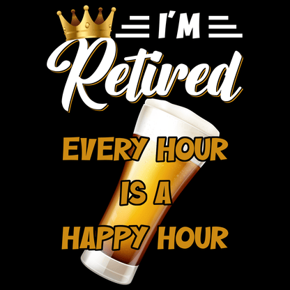 Happy Retirement Funny T Shirt by Lion Legion 