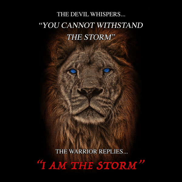 I Am The Storm T Shirt by Lion Legion 