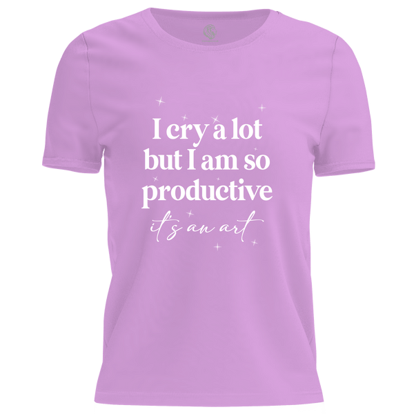 I Cry A Lot Ladies T Shirt by Lion Legion 