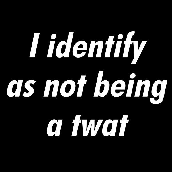 I Identify As Not Being T Shirt by Lion Legion 