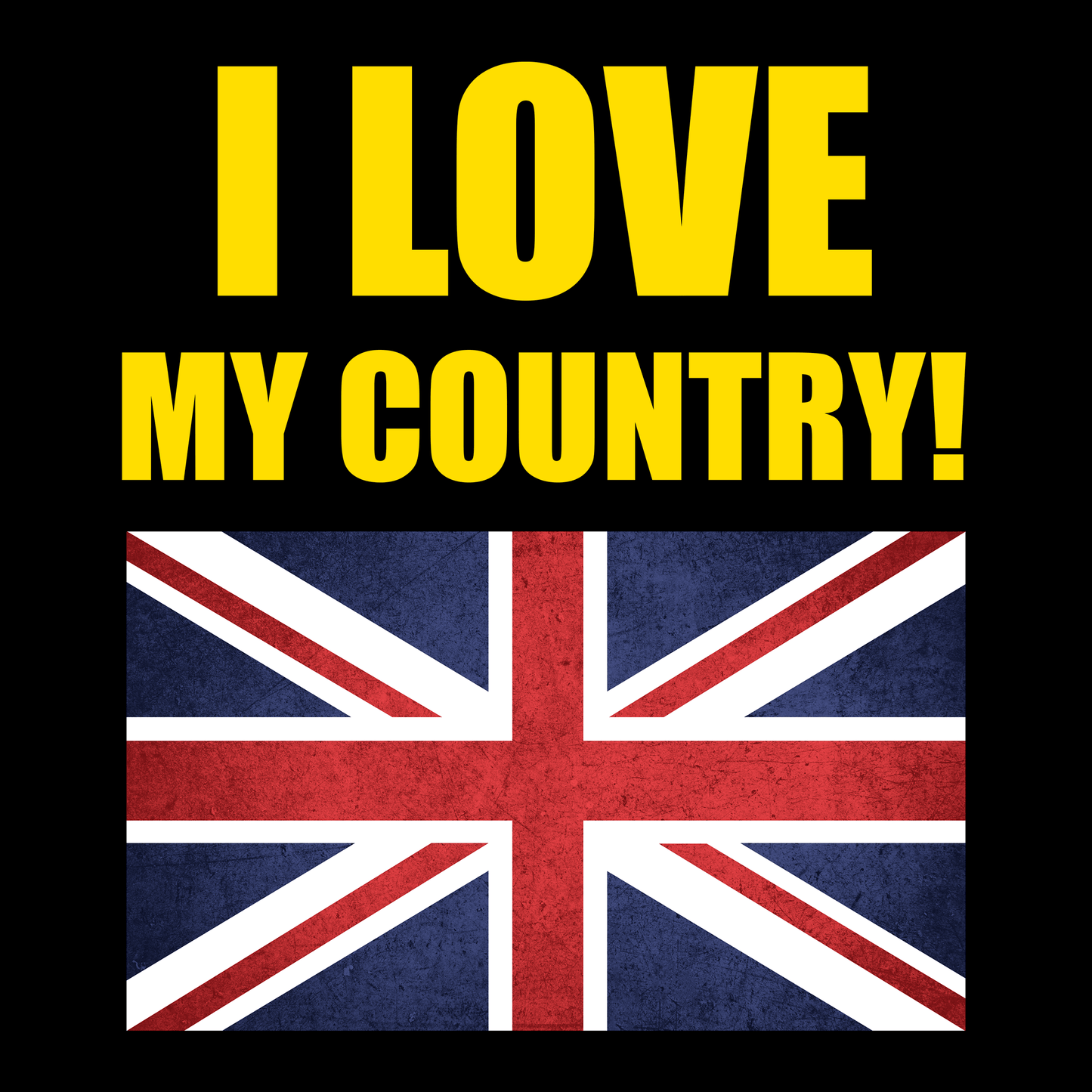 I Love My Country Patriotic T Shirt by Lion Legion 