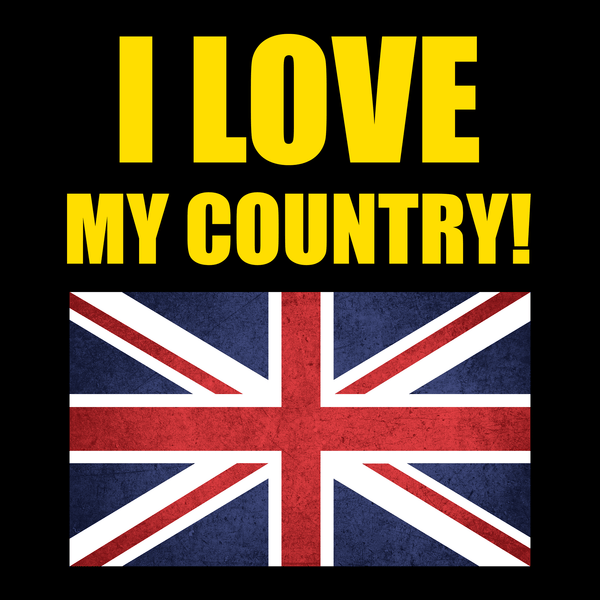 I Love My Country Patriotic T Shirt by Lion Legion 
