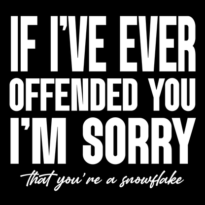 I'm Sorry T Shirt by Lion Legion 