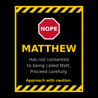 Funny Matthew Gift T Shirt