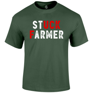 Stuck Farmer Shirt Funny T Shirt