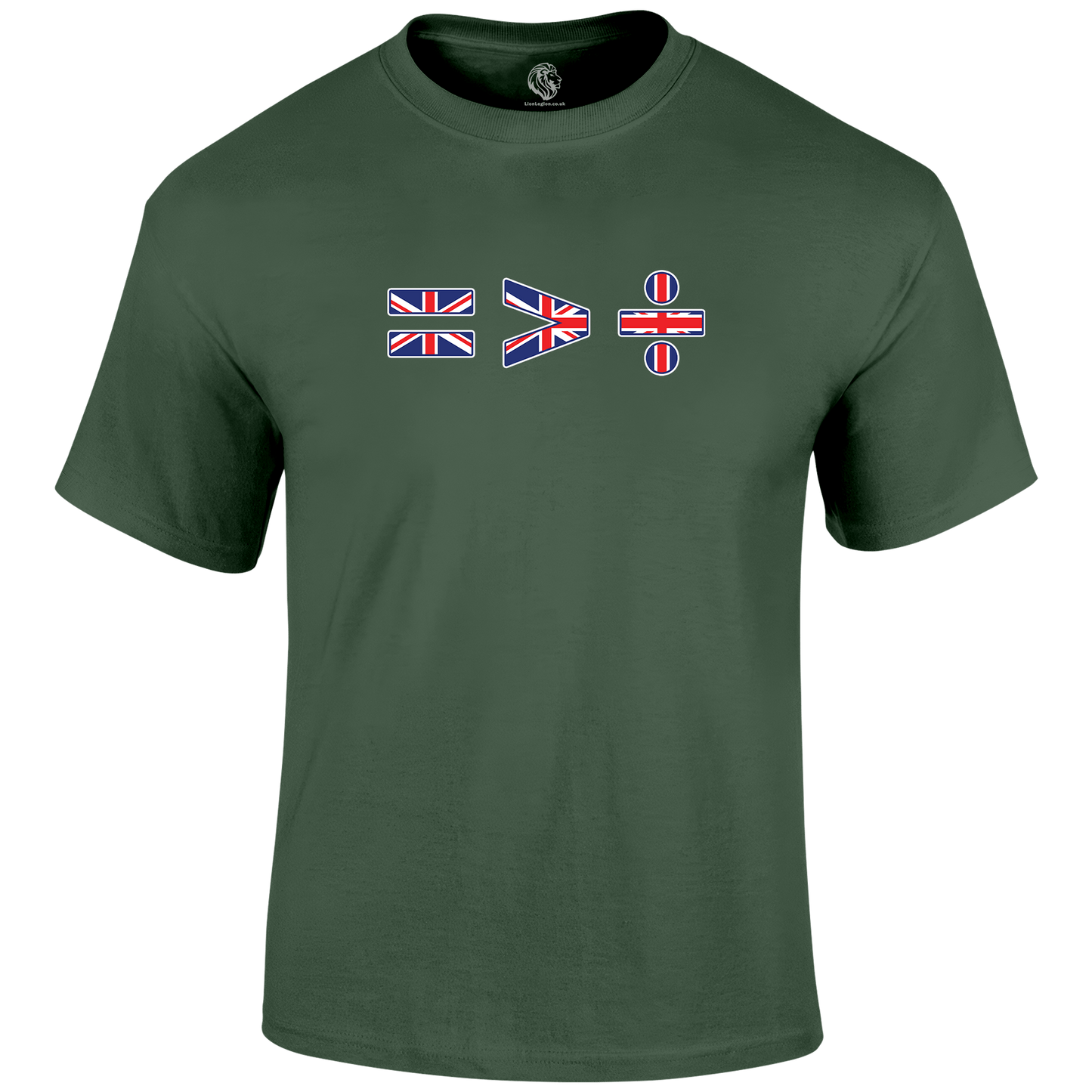 Not Divided GB Patriotic T Shirt by Lion Legion 