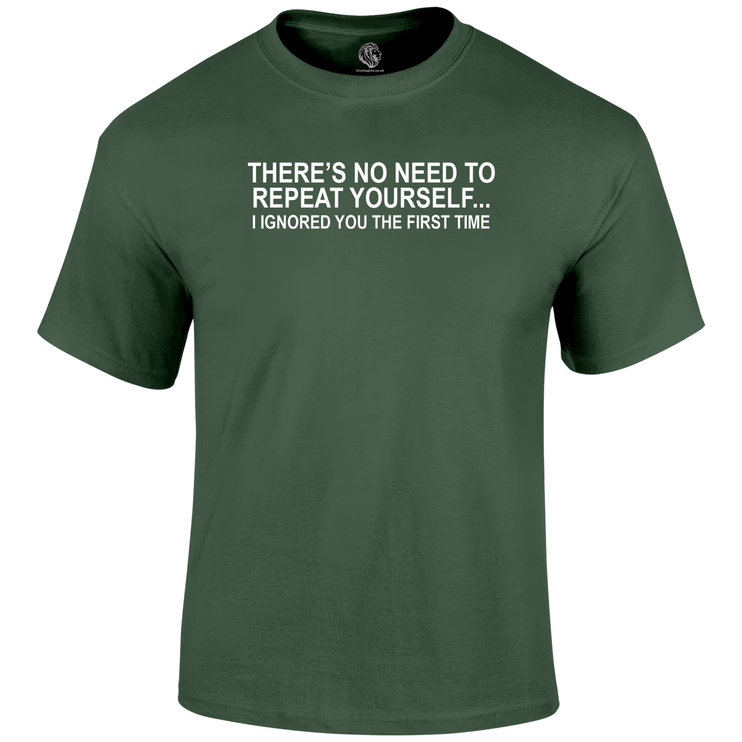 No Need T Shirt by Lion Legion 