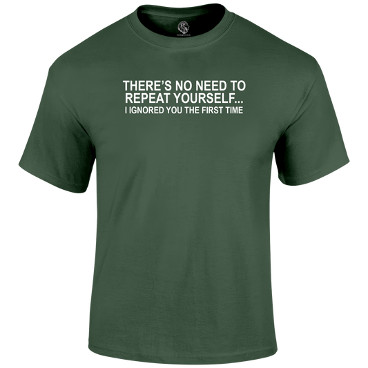 No Need T Shirt by Lion Legion 