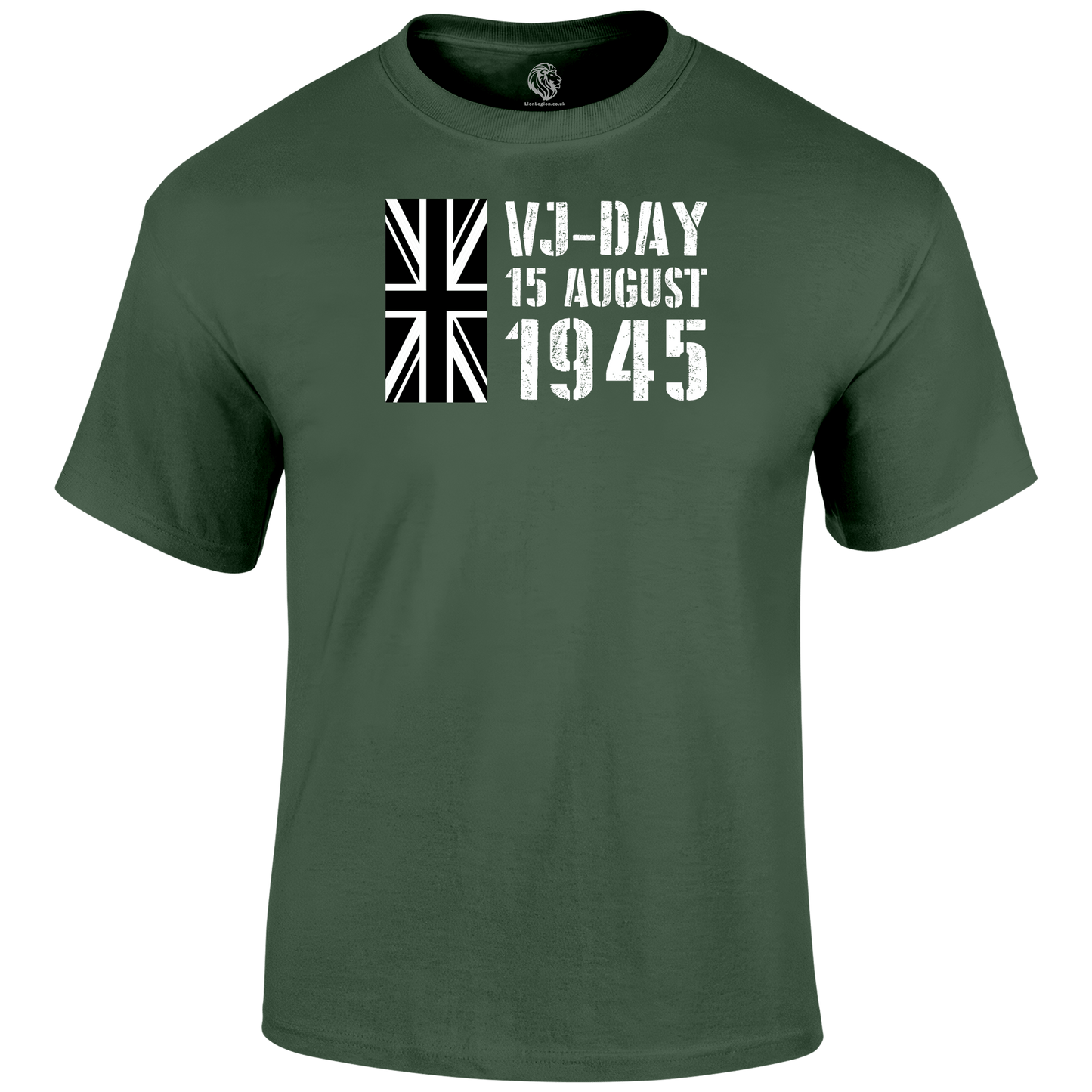 V-J Day Anniversary Remembrance T Shirt by Lion Legion 